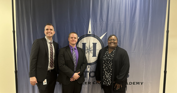 Dr. Alan Stines, assistant professor of MGA's Department of Information Technology and director of the Cyber Center of Education and Applied Research, recently served on the selection committee for the W. S. Hutchings College and Career Academy CTAE Student of the Year candidates.